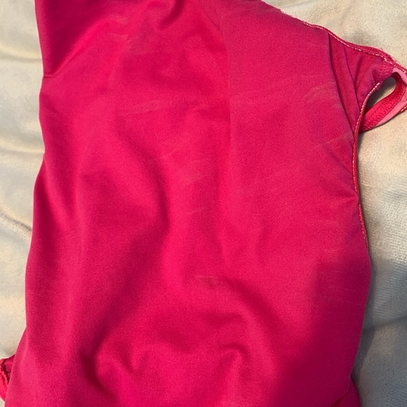 Adidas xMarimekko SH3.RO 3-Stripes one piece Swimsuit Magenta/ Vivid Red pink 0 - Picture 8 of 8